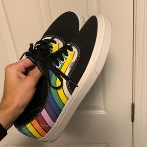 Rare Vintage rainbow pride vans